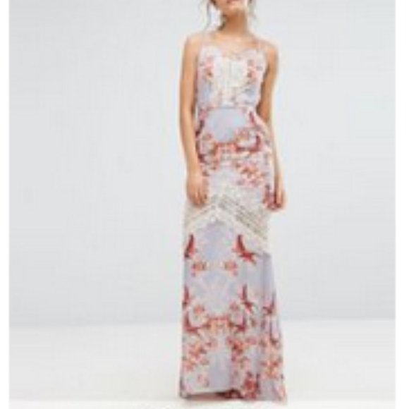 Hope & Ivy Printed Maxi Dress Size US12 - Picture 12 of 12